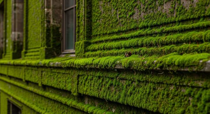 5. Façade envahie par des mousses