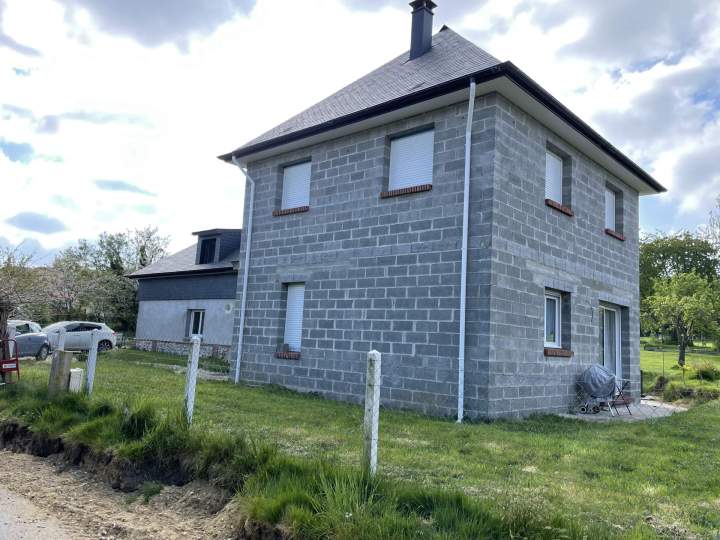 Réalisation d'enduits projetés Avant Apres 5