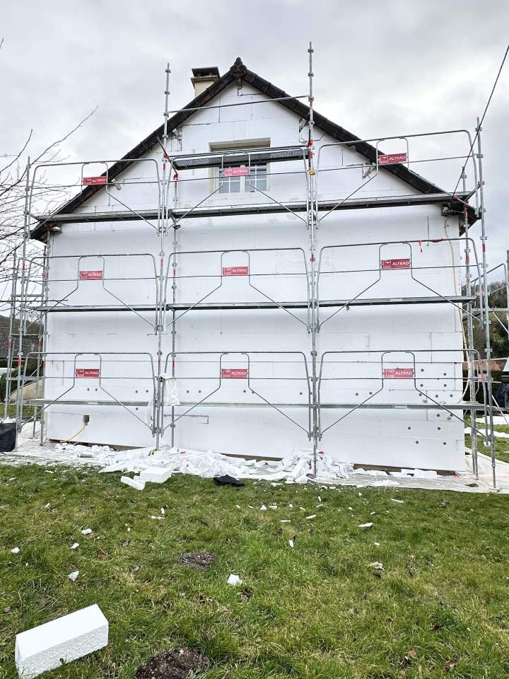 Photos et réalisations d'ITE ( Isolation Thermique par l'Exterieur) 1