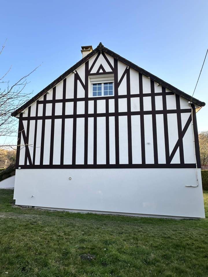 ITE avec création de colombages 2