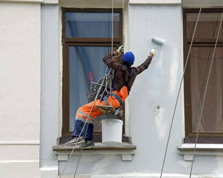 Enduits à projeter façades